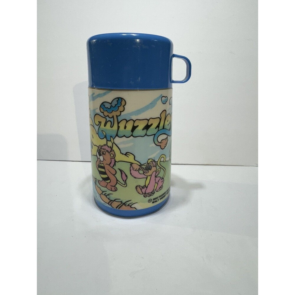 Vintage 1985 Hasbro Bradley‎ Inc Walt Disney Pro The Wuzzles ALADDIN THERMOS